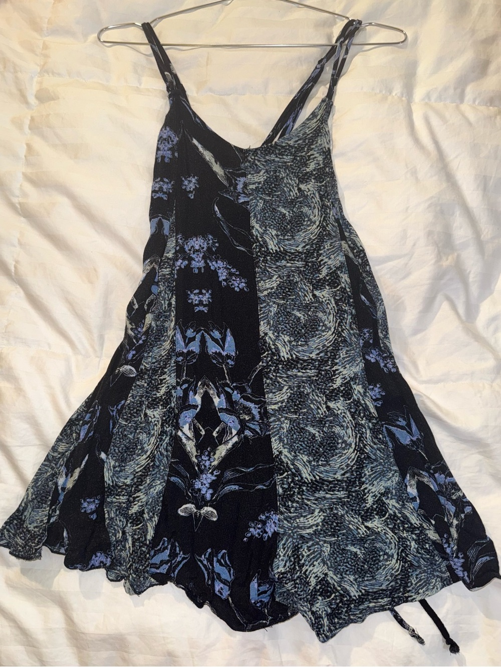 Free People Floral Patchwork Romper